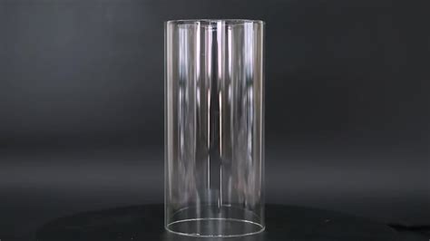 Customized Cylinder Borosilicate Glass Lamp Shade Tube Buy Cylinder