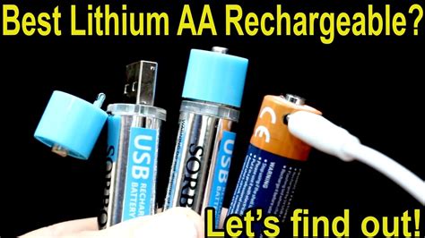lithium aa rechargeable battery   lets find