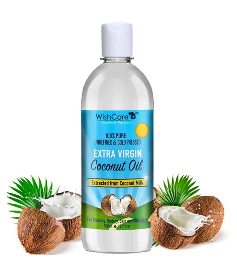 buy wishcare virgin coconut oil  hair skin oil  ml    price  india snapdeal