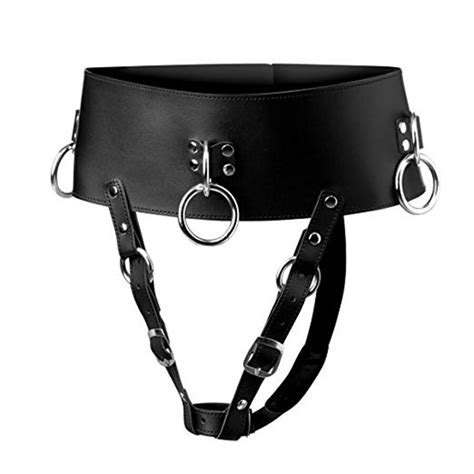 leather female vibrator harness forced multi orgasm underwear strapon