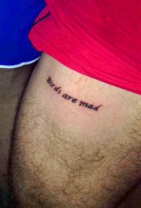 Lad In Magaluf Gets Tattoo Birds Are Mad When Drunk In