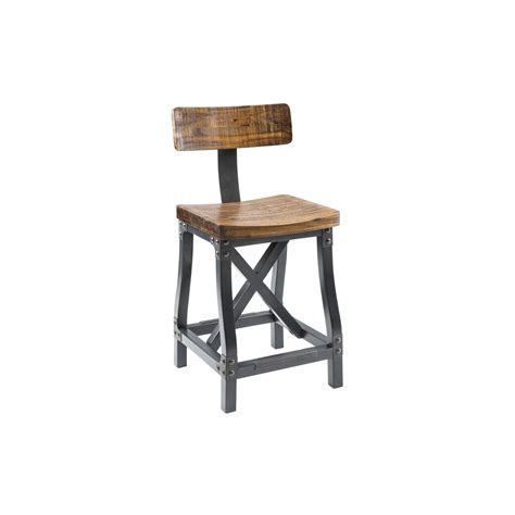 cheyenne counter height bar stool wback rustic counter stools