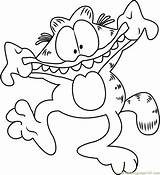 Garfield sketch template