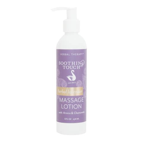 soothing touch herbal lavender lotion massage lotions