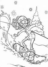 Coloring Groovy Girls Pages Kids Book Winter Info Snowboard Fun Snowboarding Målarbilder Att Ut Sheets Online Christmas Coloriage Print Teckningar sketch template