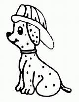 Dog Coloring Fire Pages Drawing Sitting Down Dalmatian Cute Sparky Color Paintingvalley Popular Drawings Getdrawings sketch template