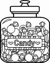 Candy Coloring Pages sketch template