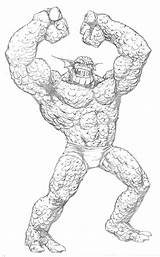 Abomination Hulk sketch template