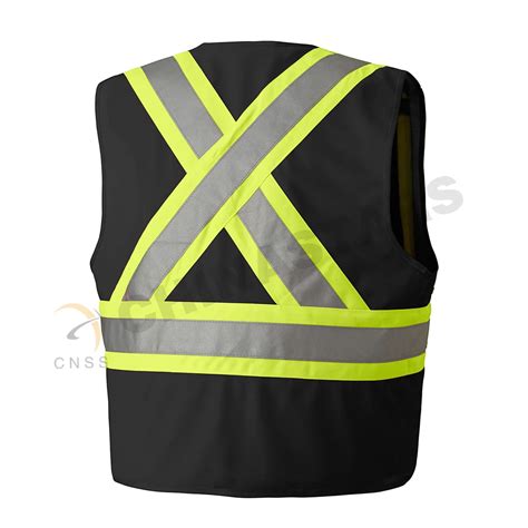 reflective black safety vest  customized logo imprint buy black safety vestpolice vest