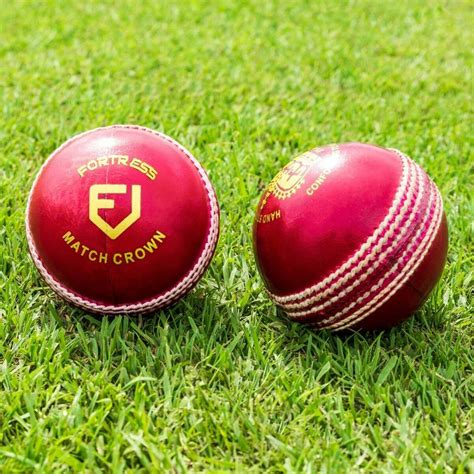palle da cricket fortress county match crown confezione da  net