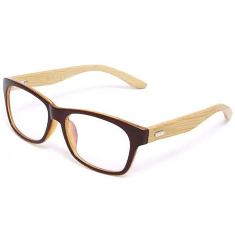 Excellent Handmade Goggles Nature Wooden Glasses Frame With Lens For