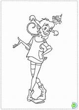 Coloring Dinokids Pages Pippi Longstocking Kids Close Print sketch template
