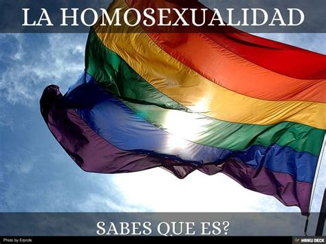 La Homosexualidad