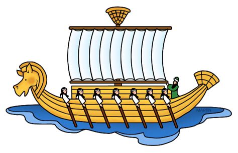 Transportation Clip Art By Phillip Martin Mesopotamian Boat