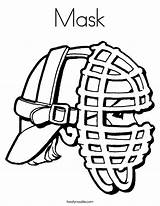 Coloring Mask Baseball Catchers Pages Catch Google Gear Print Noodle Search Books Twistynoodle Built California Usa Color sketch template