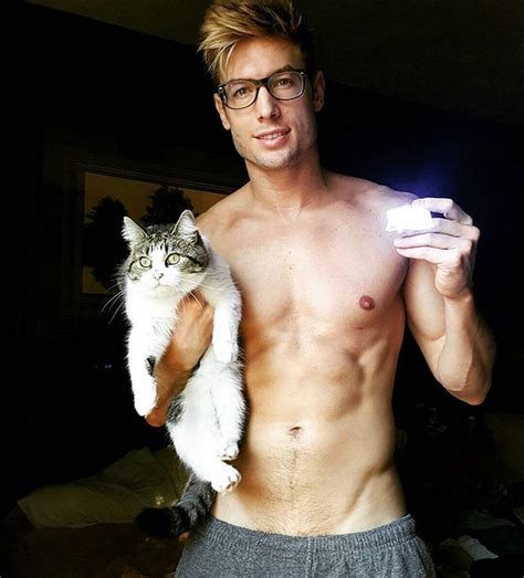 pin on hot guys cats