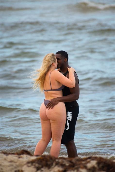 iskra lawrence s big ass in grey bikini and philip payne relaxing the