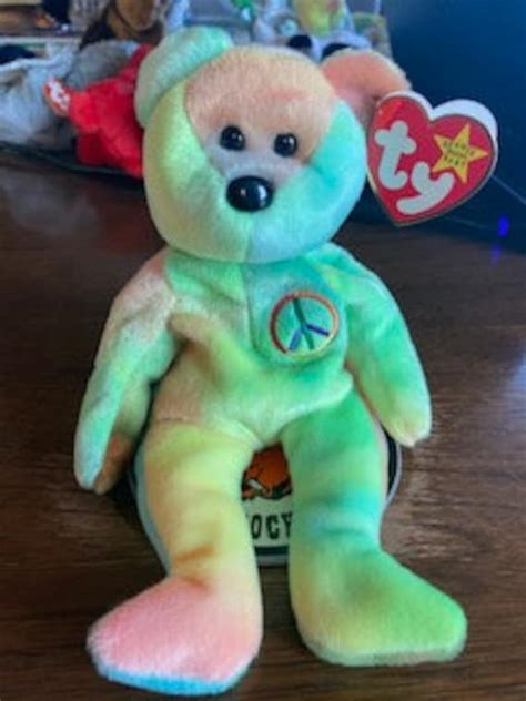 reduced price   rare  peace bear etsy