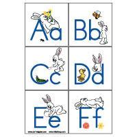 rabbits abc cards kidssoup resource library