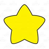 abeka clip art yellow starrounded