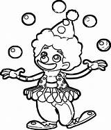 Clown Coloring Wecoloringpage sketch template