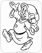 Dopey Dwarfs Disneyclips sketch template