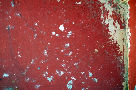 image   textured flaked red paint   wall freebiephotography