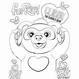 Cubby Furreal Curious sketch template