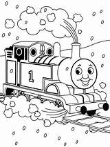 Tank Thomas Engine Pages Coloring Colouring Simple Popular sketch template