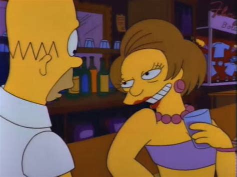 Edna Tries To Pick Up Homer At Moe’s Edna Krabappel S 10