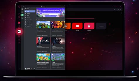 gaming browser opera gx turns  brings discord support   technology news nsane forums