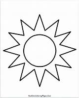 Sun Coloring Drawing Pages Simple Sunshine Color Hat Colouring Kids Realistic Sunglasses Floppy Drawings Printable Kid Print Sunscreen Getcolorings Getdrawings sketch template