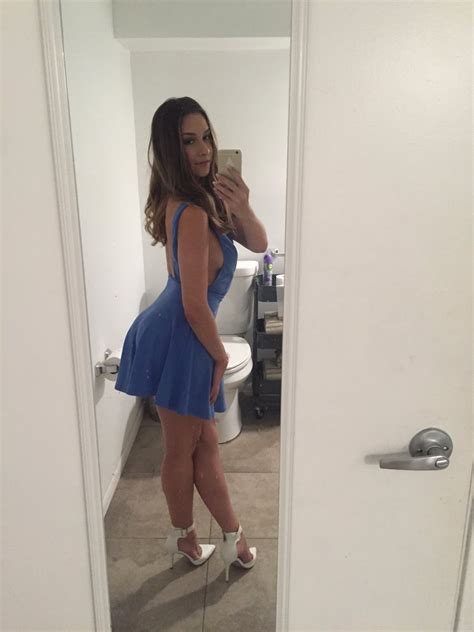 Cassidy Klein Showing Off In Her Blue Dress Modelsgonemild