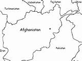 Afghanistan Printable Map Worksheet Flag sketch template