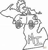 Michigan Estado Route Clipartmag Designlooter sketch template