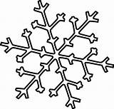 Snowflake Colouring Sheet Pages Printable sketch template