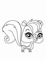 Littlest Petshop Lps Colorear Coloriages Clarke Hellokids Scoiattolo Tier Sunil Preciosos Pintando sketch template