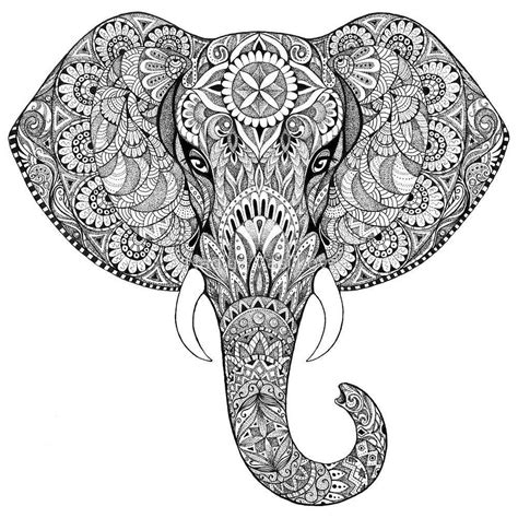 awesome coloriage  imprimer mandala animaux  dessin elephant