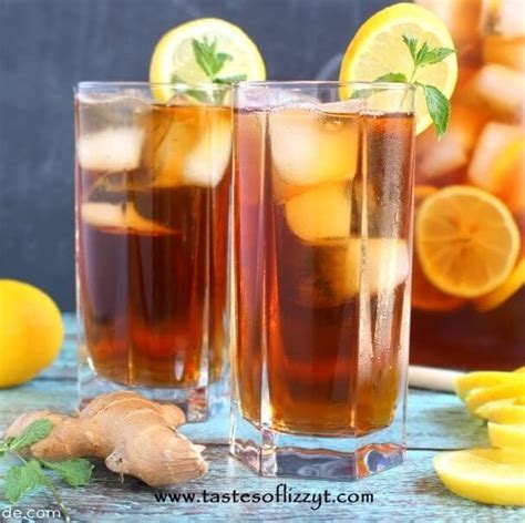 Lemon Ginger Sweet Tea {a Refreshing Easy Summer Drink Recipe}