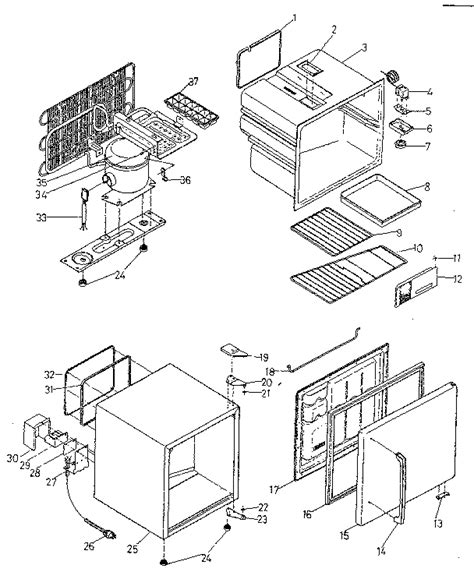 kenmore sears mini refrigerator parts model  sears partsdirect