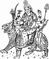 Clipart Durga Kali God Goddess Kaliamman Clip Cliparts Library Webstockreview sketch template
