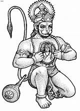 Hanuman Clipart Lord Ram Tattoo Chest Shree Jay Drawing Ji God Cliparts Logo Rama Clip His Lessons Body Help Gods sketch template