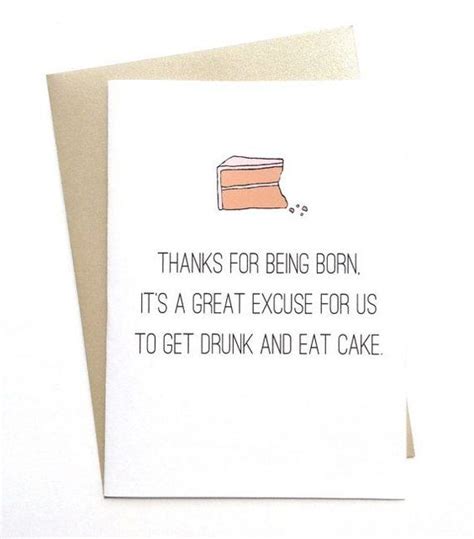 Funny Adult Birthday Card For Best Friend By