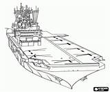 Carrier Aircraft Navy Ship Coloring Pages Military sketch template