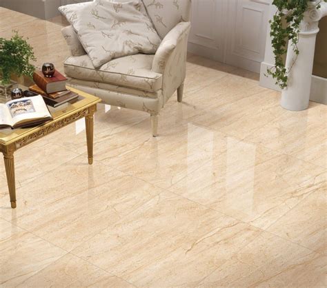 Ceramic Polished Double Charged Vitrified Floor Tiles Thickness 15 Mm