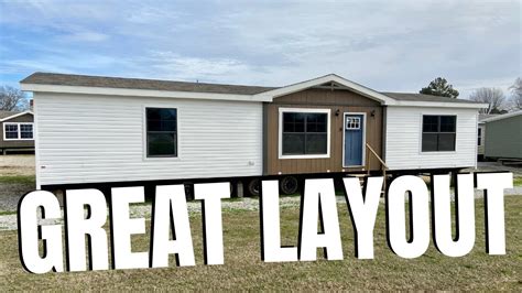 clayton mobile home   great layout detailed double wide mobile home  video youtube