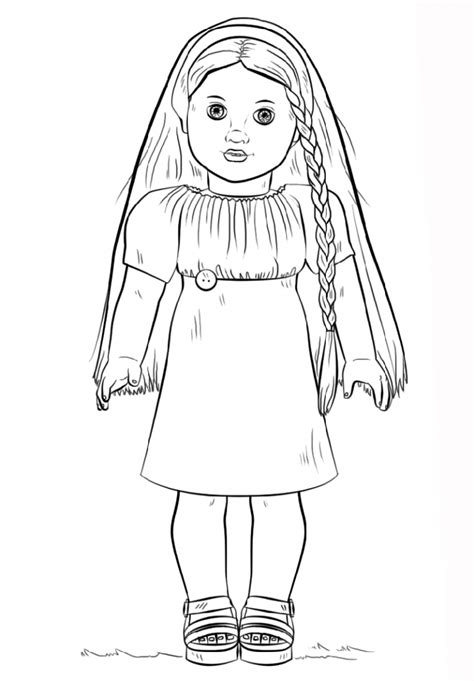 american girl doll coloring pages educative printable