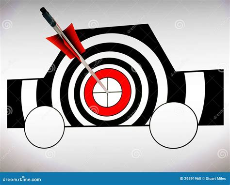 car target shows excellence  accuracy stock photo image