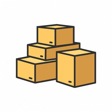 boxes delivery box pile  boxes shopping icon   iconfinder
