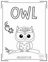 Owl Aprilgolightly sketch template